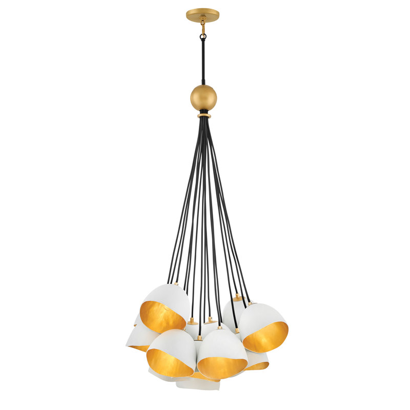 Lustre en grappe à 15 lumières Nula par Lisa McDennon