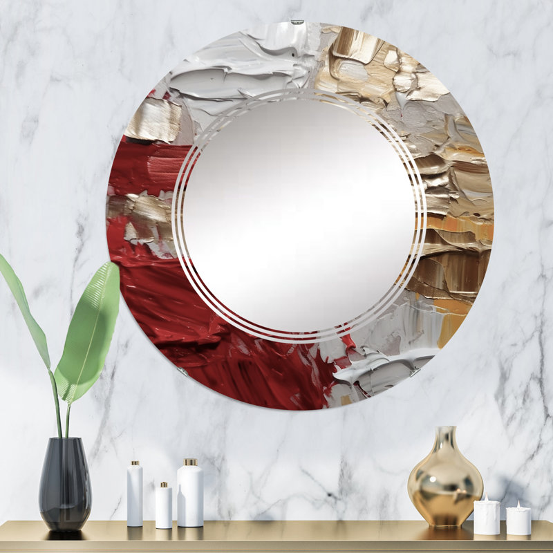 Zonain Circle Wall Mirror, 32" x 32"