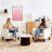 Arnbert Mid-Century Armchair, Modern Chenille Armchair for Living Room,Single Armchair for Bedroom-122510908