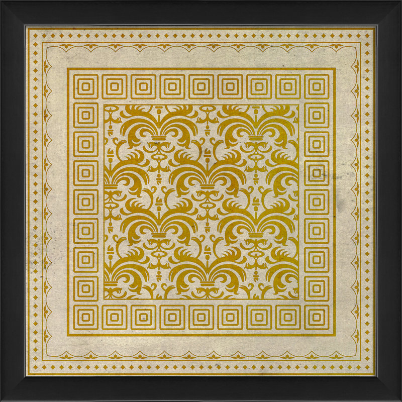 10 impressions encadrées Tile, Jaune