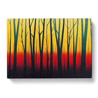Splashed Forest Vol.3 Abstract - Wrapped Canvas