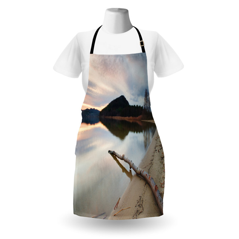 No Pattern Bib Apron