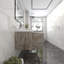 Ensemble de meuble-lavabo mural simple l 48 "Séoul-88387582