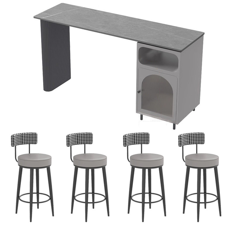Maria, Gray/Black, 41.3"H x 55.1"L x 15.7"W, Gray