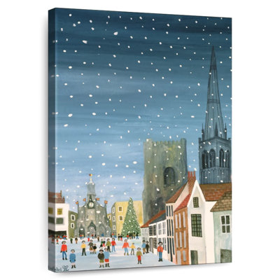 Lelend Chichester Cathedral A Snow Scene