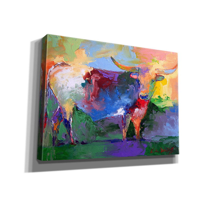 «Bull» par Richard Wallich, H 40 po x l 54 po x P 1,5 po