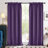 Room Darkening Rod Pocket Thermal Insulated Blackout Curtains (Set of 4)-1131898646-1131898654