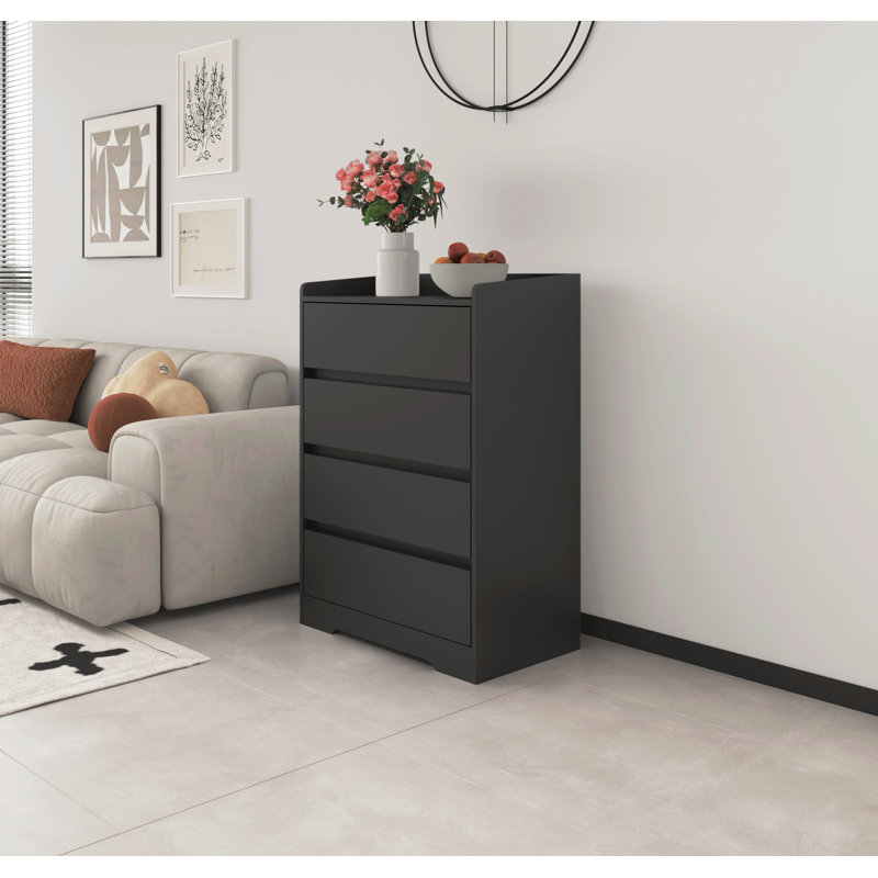 Romeon Accent Chest, Black