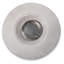 Foyer de table compact au gaz propane 30 po, béton rond de 50 000 BTU pour la cour extérieure - charme gris clair