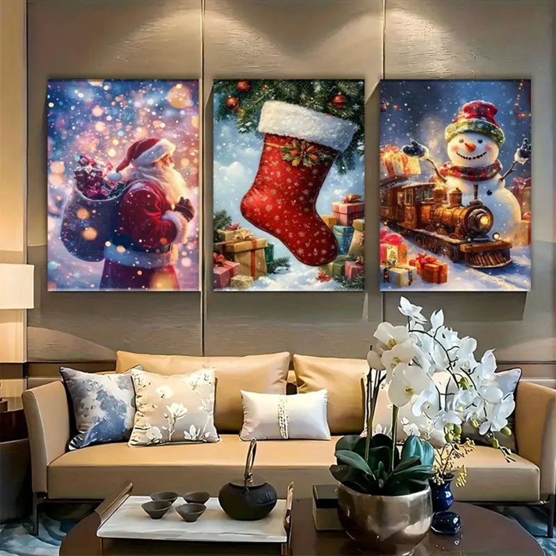 3 Piece Wrapped Canvas Print