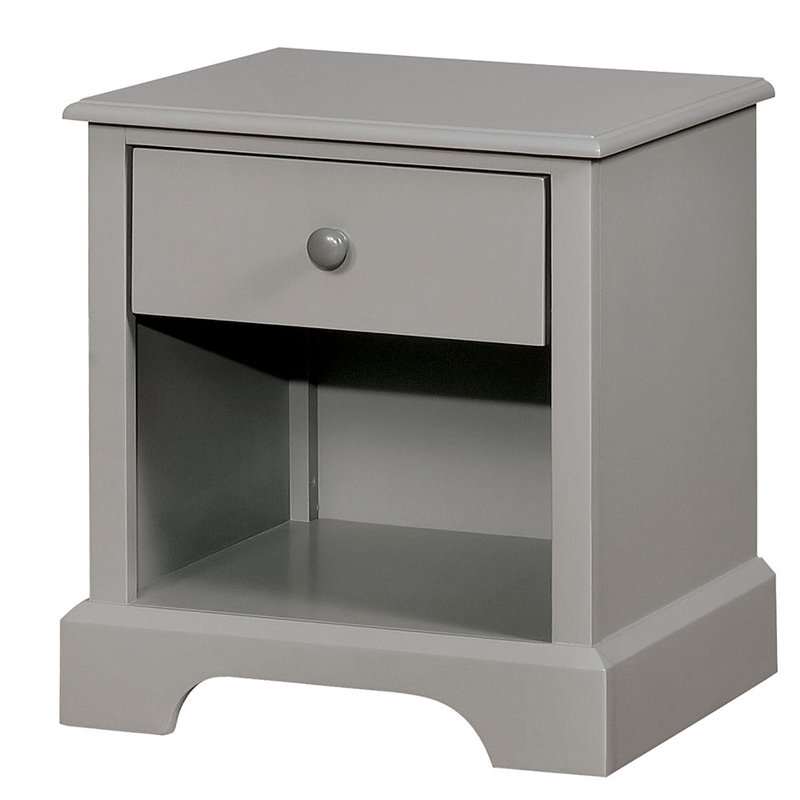 Evanoff 19'' W Nightstand, Gray
