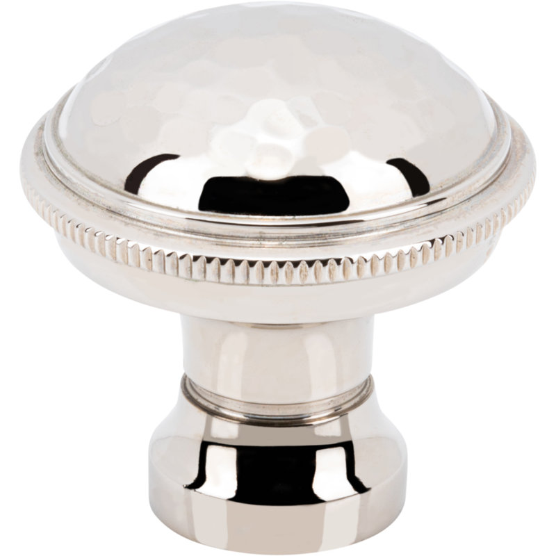 ArtWorth 1 1/8" Diameter Round Knob, Polished Nickel