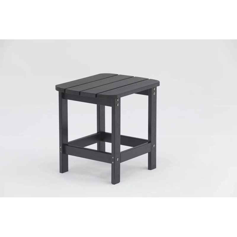 Table d'appoint d'extérieur Bostwick, Noir