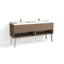 Modo 72" W Freestanding Double Bathroom Vanity with Dawson Leg-1215930051-1215930066-1244973548