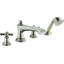Rook® Double Handle Deck Mounted Roman Tub Faucet-52557009-52557013