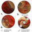 Downham - Art abstrait rond en métal-109588754