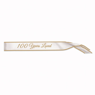 100 ans de ceinture en satin