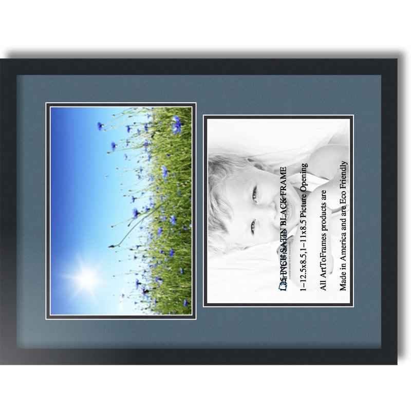 Cadre photo Jammie, Blue néerlandais, 8,5 po x 11 po, 8,5 po x 12,5 po