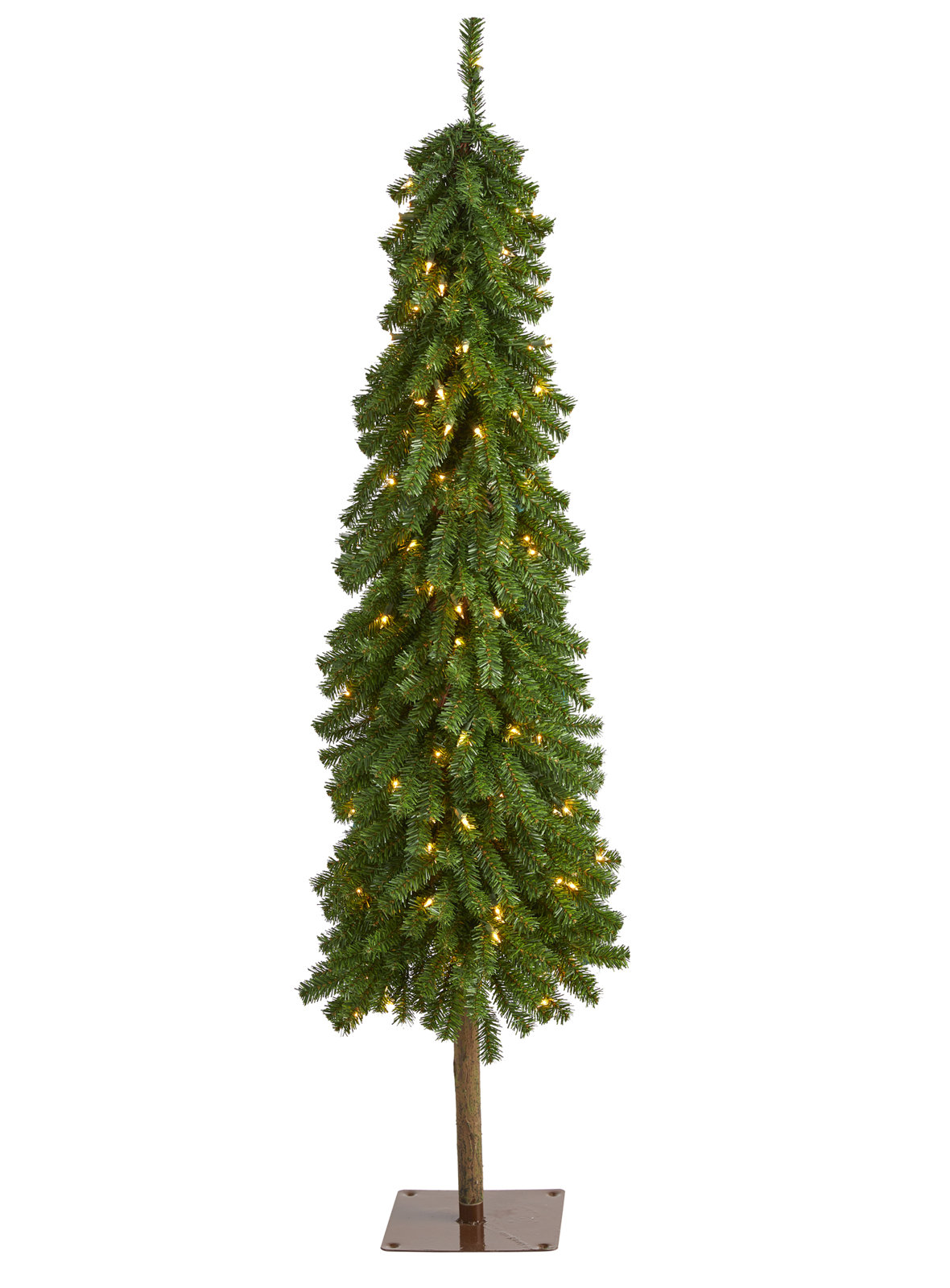 Easy Set-Up Lighted Christmas Tree, 5' H