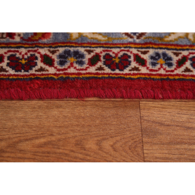 Tapis persan traditionnel Kashan noué à la main 10 x 13