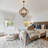 Allysha Rustic 6 Lights Orb Wood Chandelier-705824321