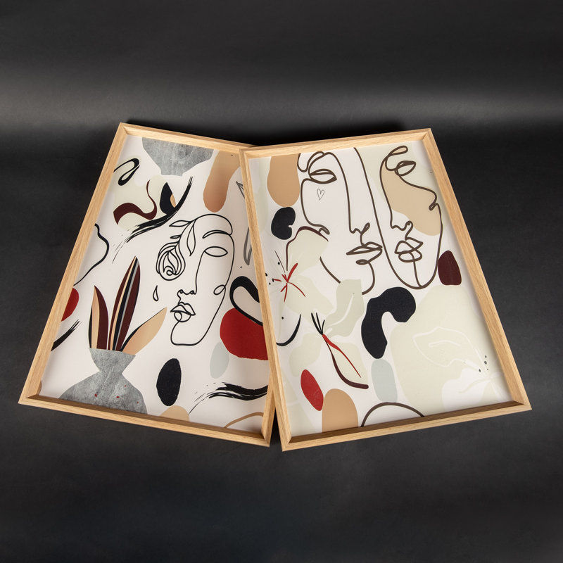 3 Piece Single Picture Frame Painting Set on MDF