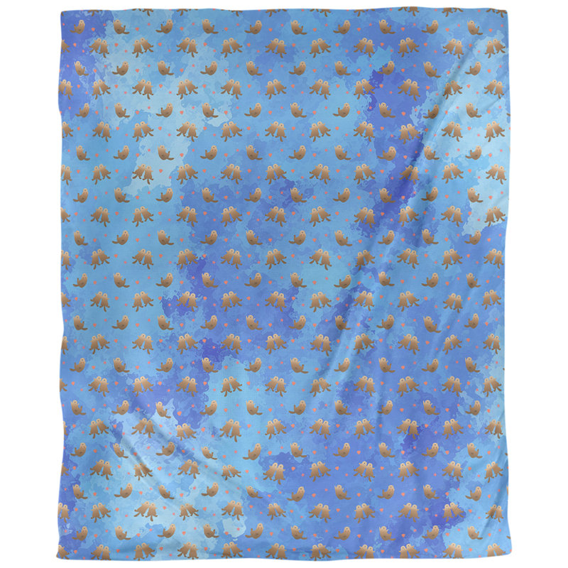Tissu sea panneaux, bleu, L 58 po x l 36 po, Sergé de coton