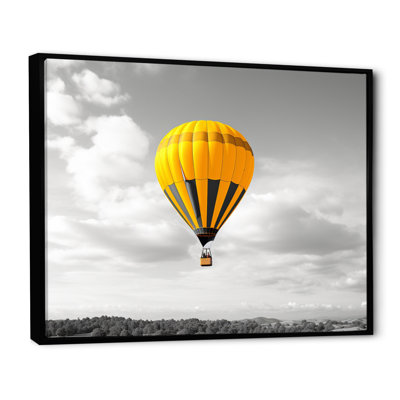 " Yellow Hot Air Ballon II "