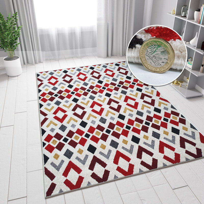 Tannen Geometric Area Rug, Rectangle 160 x 220cm