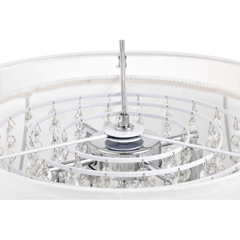 Lustre cylindrique unique et remarquable à 4 lumières Attalla