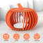 Lit pour chat en feutre, nid en forme de citrouille pour chat dormant, jouant-2136065633