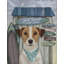 Art sur toile tendue Astoria Grand Fab Funky Gallery, Jack Russell Surf Shack-1959597677