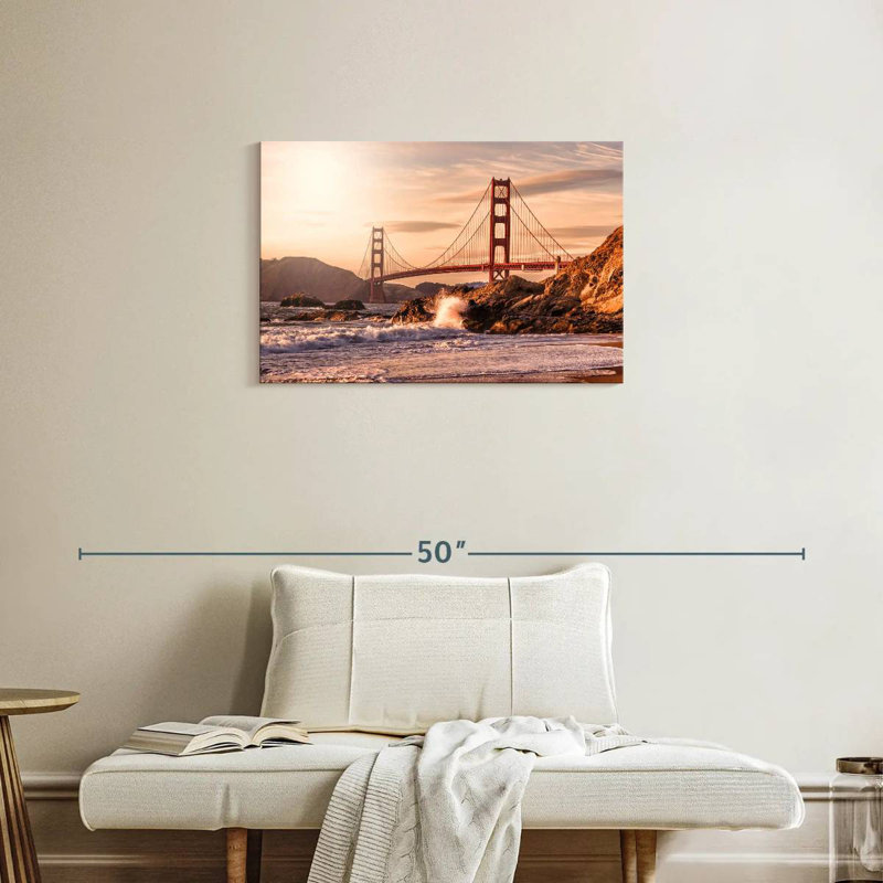 Lilie Sunlit Golden Gate Bridge, H 20 po x l 30 po