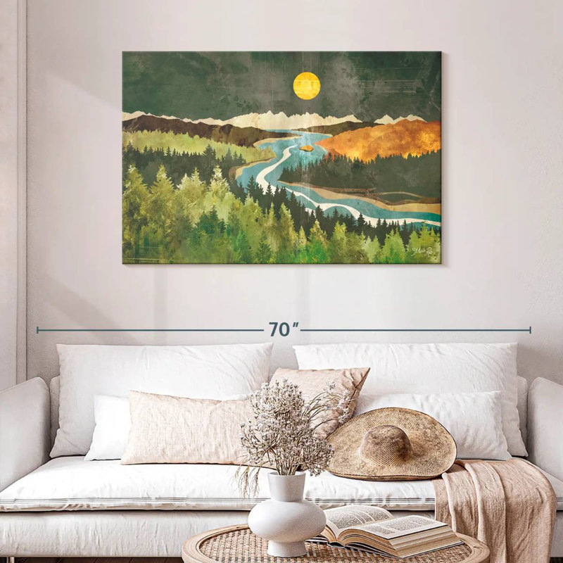 Alvord Mountain clair de lune, H 30 po x l 45 po