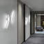 Elegant 44.5cm White LED Wall Sconce-974065165