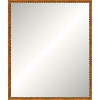 Antique Gold Beaded Mirror