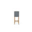 Woodhollow Upholstered Counter Stool with Solid Wood Frame