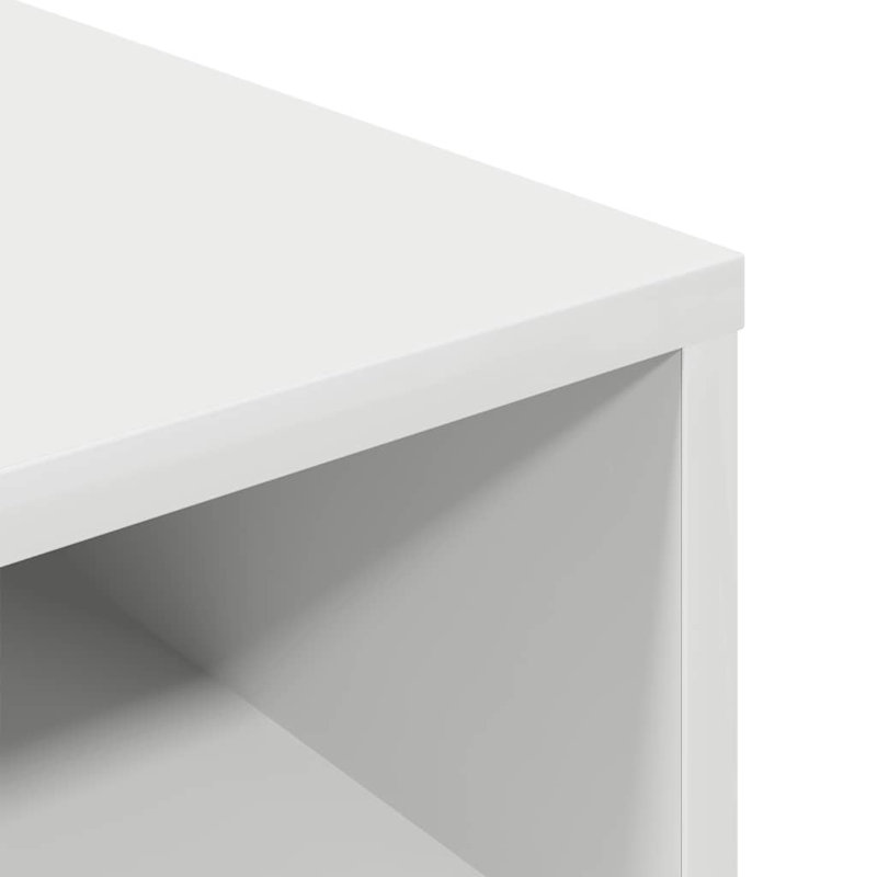 Adamsdale 34cm W Bookcase, White, (4 Shelves) 80 cm H x 34 cm W x 31 cm D