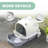 Covered Cat Litter Boxes & Litter Box Enclosures, Polypropylene