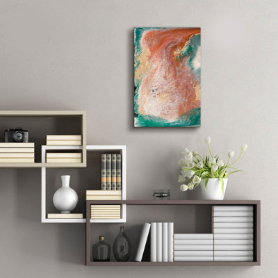«Coralline 1» par Alicia Ludwig, art mural en verre acrylique