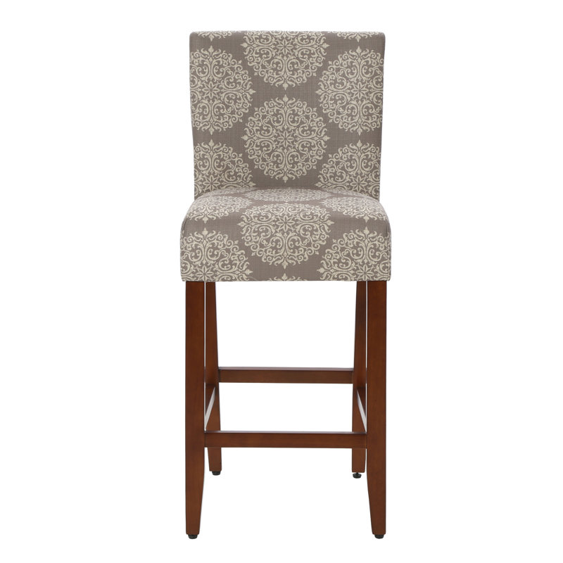 Cocar Upholstered Counter & Bar Stool, Stone Medallion, Bar Stool (29" Seat Height)