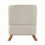 Fauteuil d'appoint moderne capitonné avec pieds en bois d'hévéa-1064188580