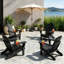 Chaise Adirondack pliante en plastique Lutie-1389513255