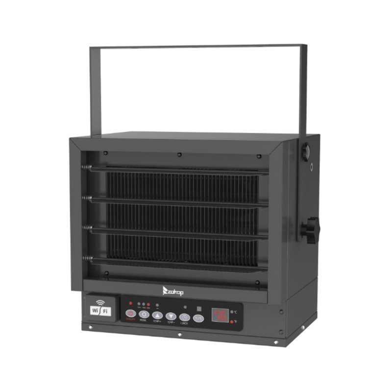 Chaufferette de garage électrique 240 volts avec télécommande et fonction Wi-Fi, 41.67, Noir, 10,000