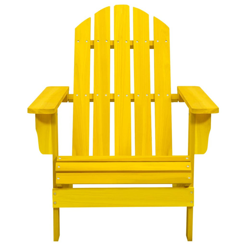 Tackett Outdoor Single Sun Lounger, Yellow