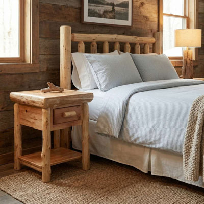 Table de chevet avec tiroir Fireside Lodge Cedar