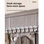 Aluminum Alloy Over-The-Door Hook Rack