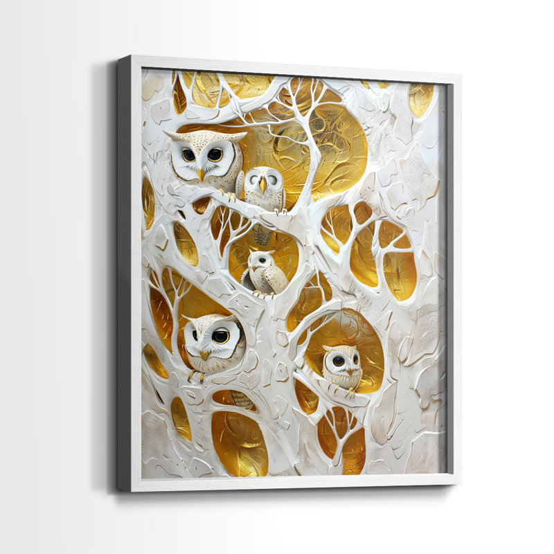 ANIMALS Series LXIII  -Premium Framed Print -Ready to Hang - No Nails Required, White, 21" H x 17" W