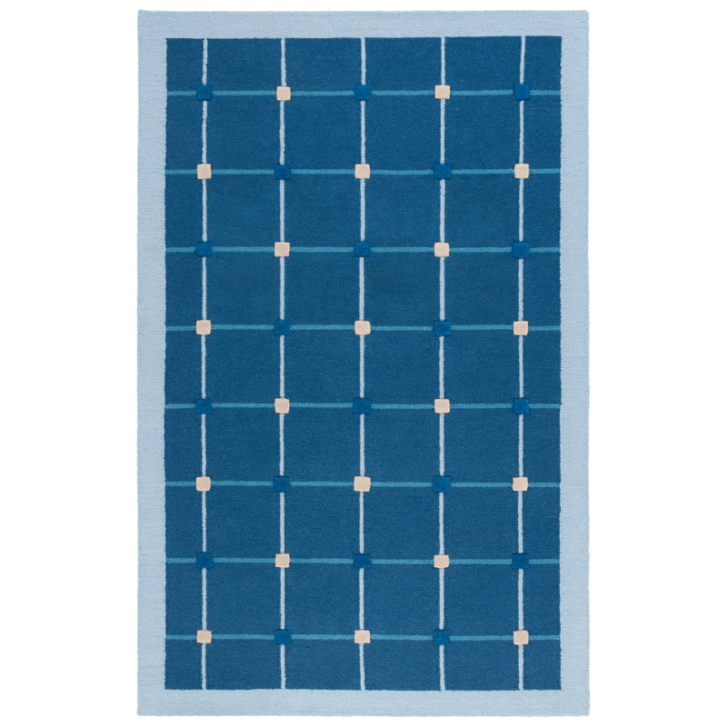 Elway Checkered Indoor Rug, Rectangle 3' x 5'