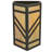 Santa Fe Bronze Flush Mounted Sconce